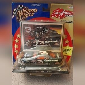 Hasbro Dale Earnhardt NASCAR Car Blue and White Collectible Box NWT